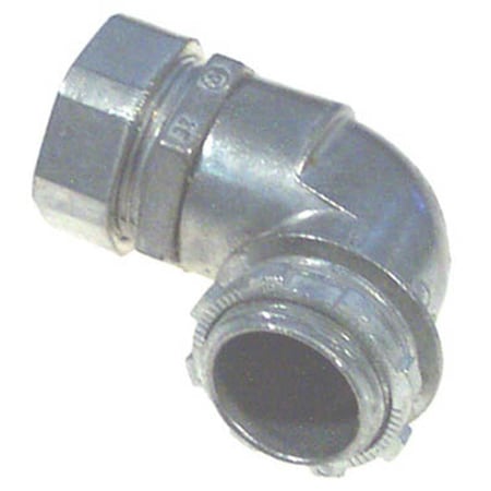 Lawnitator adalet .75in. EMT 90 degrees Compression Connector LA730690